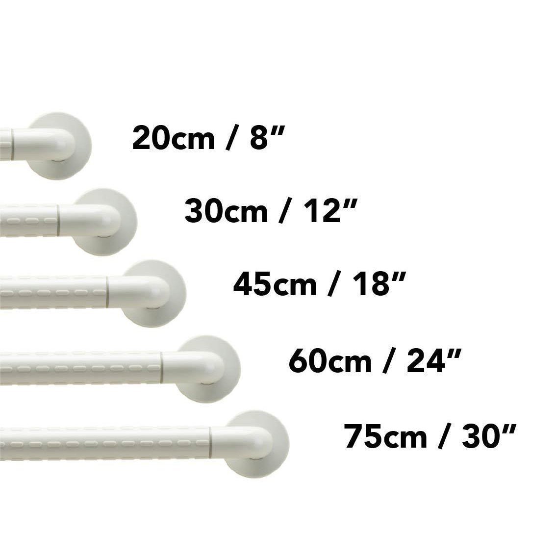 HappyBath Stainless Steel Nylon Grab Bar