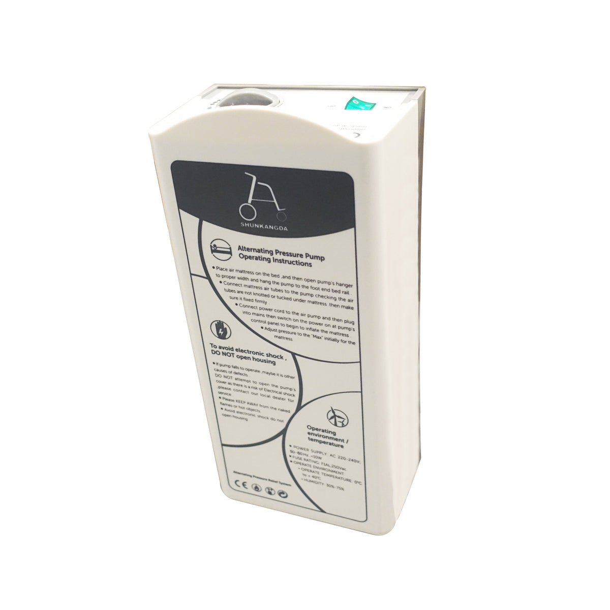 HappyHome Basic Alternating Pressure Air Mattress