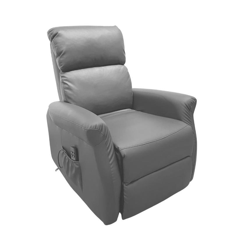 HappyHome Electric Recline and Lifting Chair Gray / No stairs