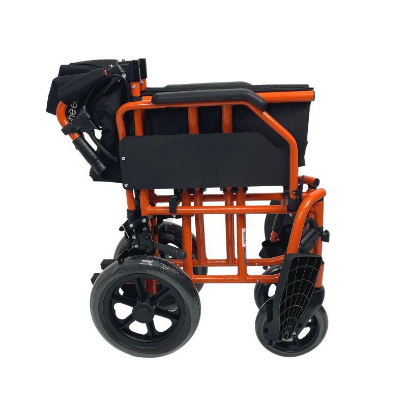 Electric clearance folding pushchair