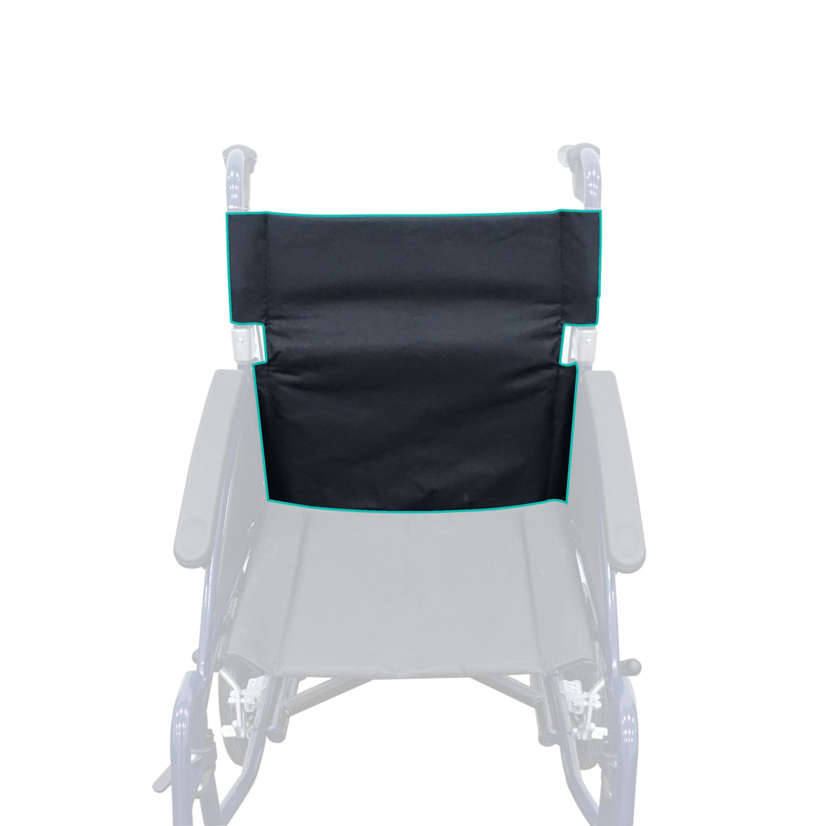 HappyWheels Lightweight Ergonomic Chair Spare Parts Back Upholstery