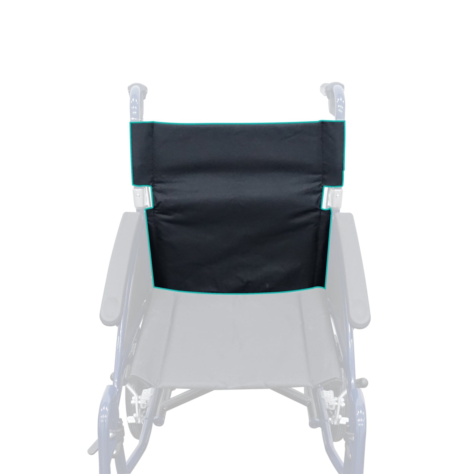 HappyWheels Lightweight Ergonomic Chair Spare Parts Back Upholstery