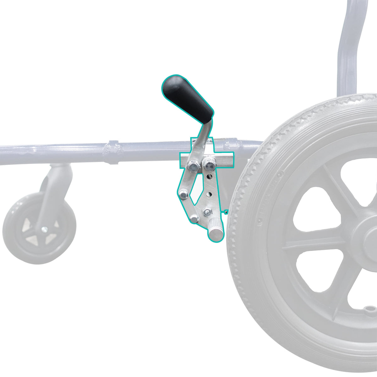 HappyWheels Lightweight Ergonomic Chair Spare Parts Brakes (Left)