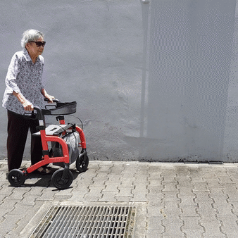 HappyWheels Lightweight Travel Rollator