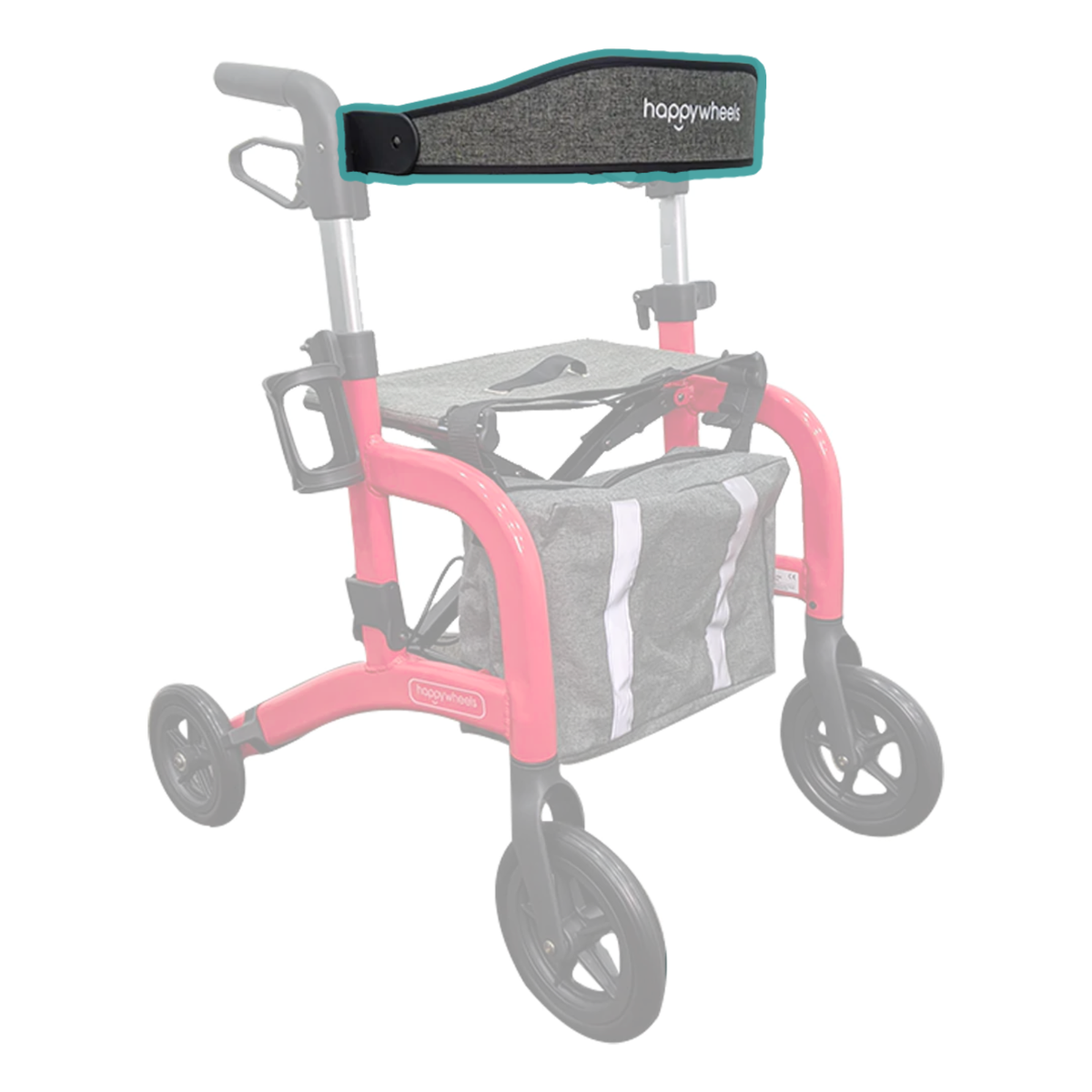HappyWheels Lightweight Travel Rollator Spare Parts