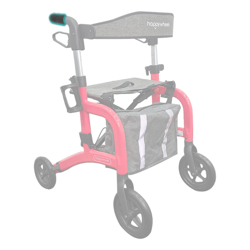 HappyWheels Lightweight Travel Rollator Spare Parts Hand Grip (Left)