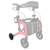 HappyWheels Lightweight Travel Rollator Spare Parts Replacement Wheel (Rear)