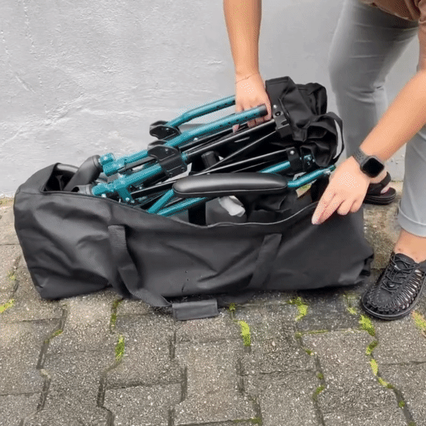 Portable pushchair transit bag with wheels sales