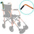 HappyWheels Travel Chair Replacement Parts Push Handle