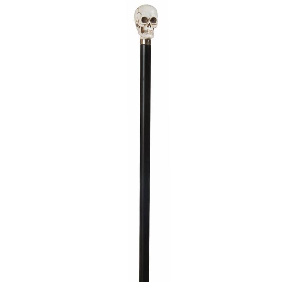 Imitation Ivory Skull Cane