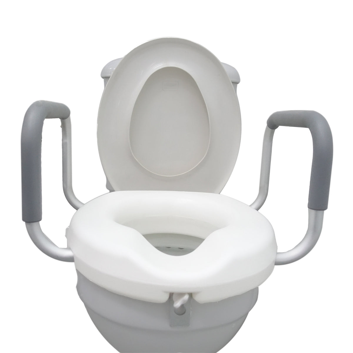 Raised Toilet Seat 3&quot; with Handles