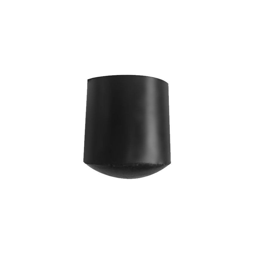 Rubber Seat Cane Tips (Black) by The Cane Collective