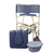 ShowerBuddy Foldable Mobile Shower Commode Chair