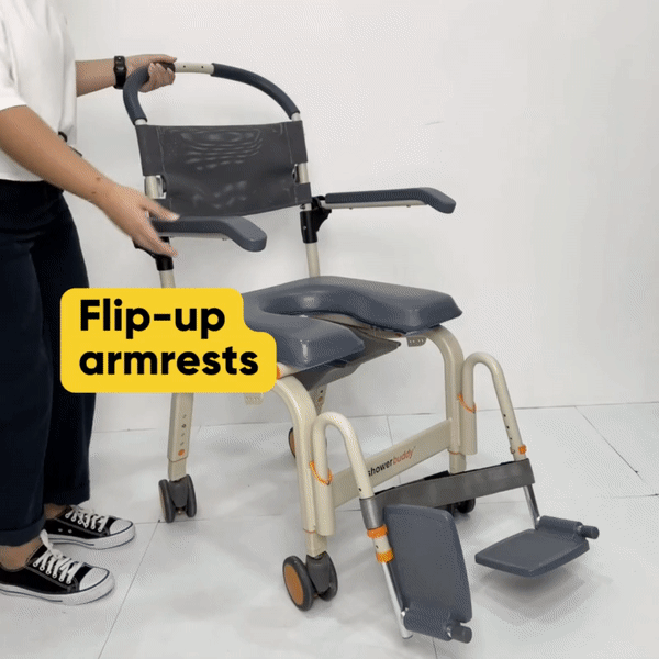 ShowerBuddy Roll-In Buddy Lite Commode