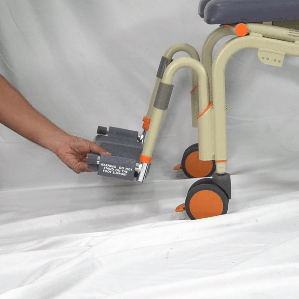 ShowerBuddy Roll-In Buddy Lite Commode