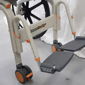 ShowerBuddy Roll-In Buddy Tilt-In-Space Commode