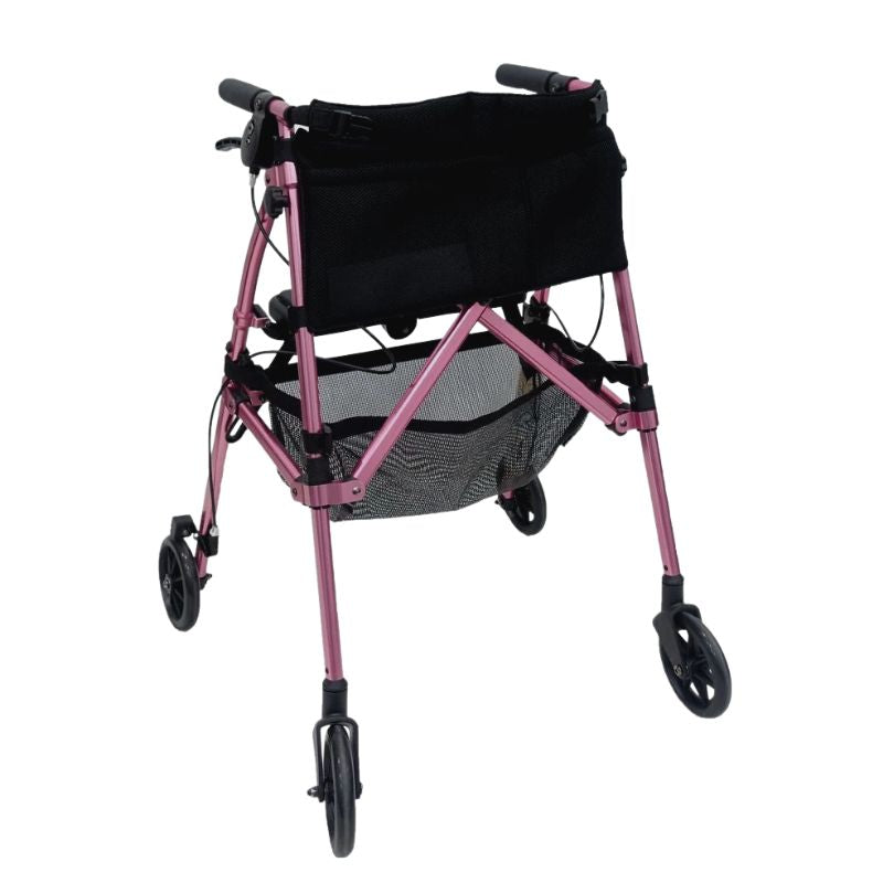 Stander EZ Fold-N-Go Rollator Regal Rose / Standard