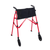 Stander EZ Fold-N-Go Walker Sport Red / None / Standard (fits users 155 - 190 cm)