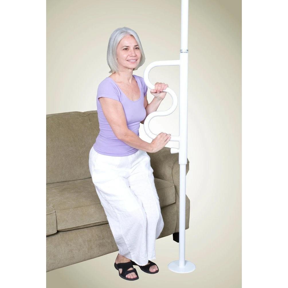 Stander Security Pole & Curve Grab Bar