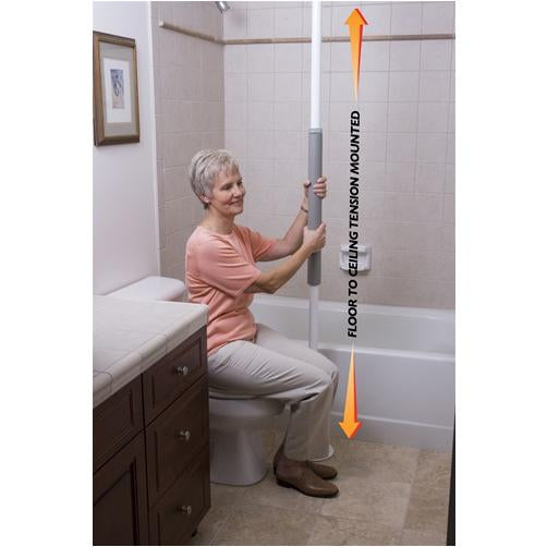 Stander Security Pole & Curve Grab Bar