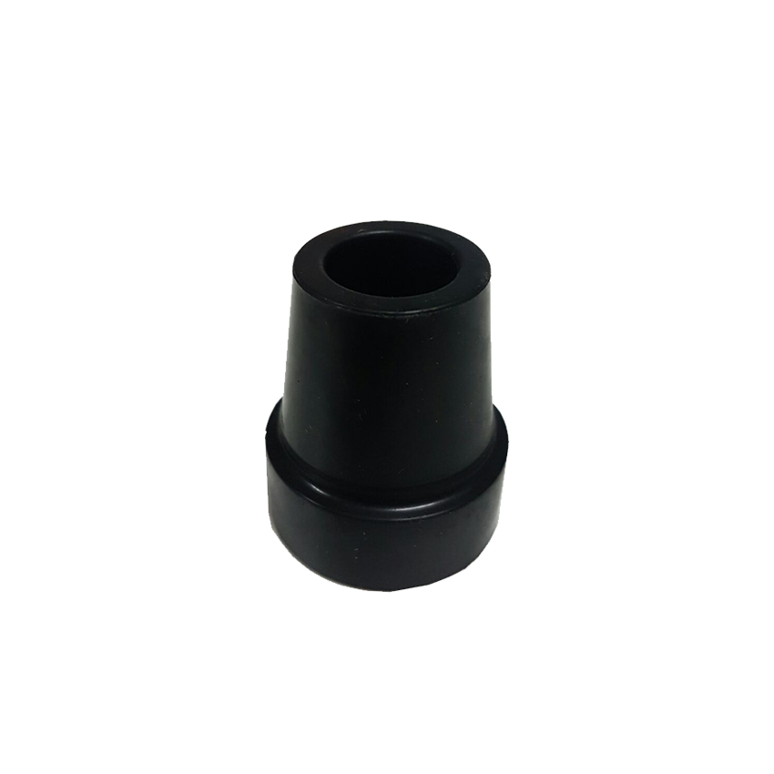 Sturdy Rubber Cane Tips (Black) by The Cane Collective