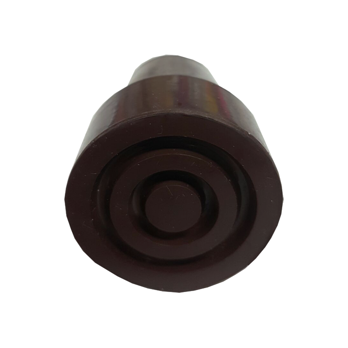 Sturdy Rubber Cane Tips (Coffee) by The Cane Collective