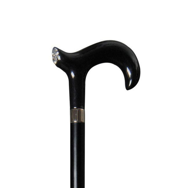 Swarovski Elements Crystals Black Derby Cane