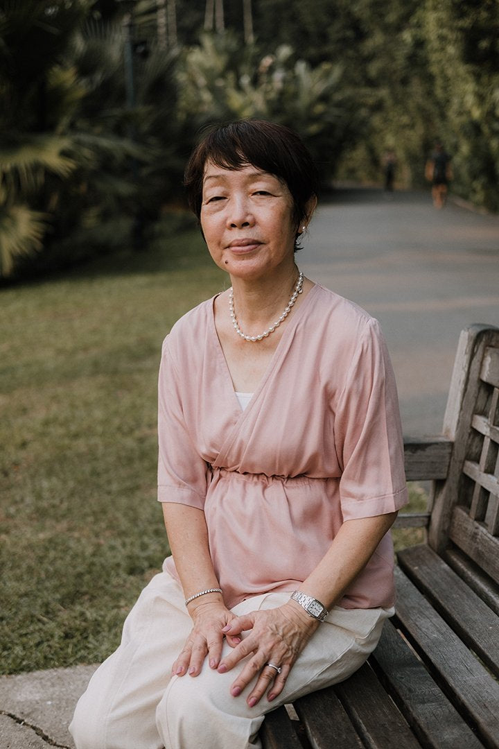 Will & Well Kimono Drawstring Blouse With Easy Velcro