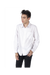 Will & Well Long Sleeve Shirt With Magnetic Snap Buttons White / S